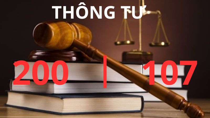 Sự khác nhau giữa Thông tư 200 và Thông tư 107